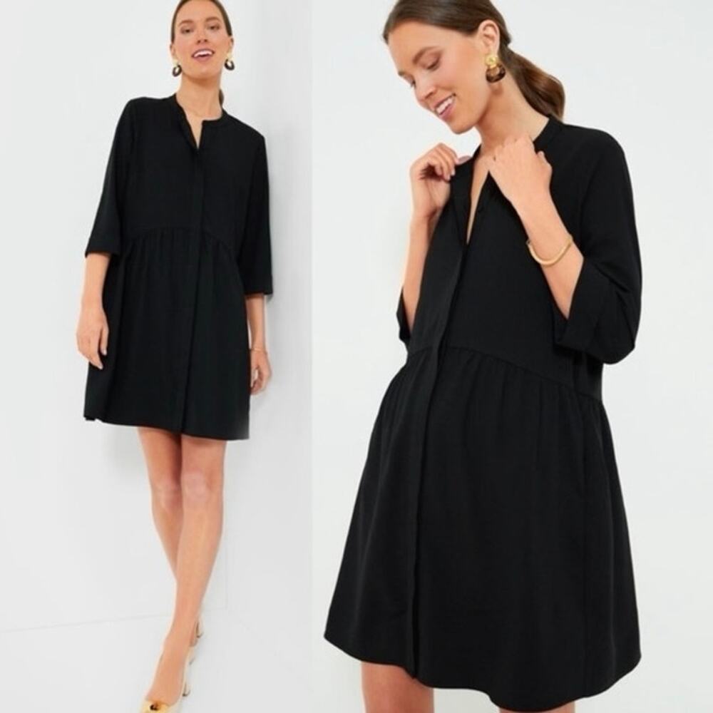 Tuckernuck Black Royal Shirt Dress